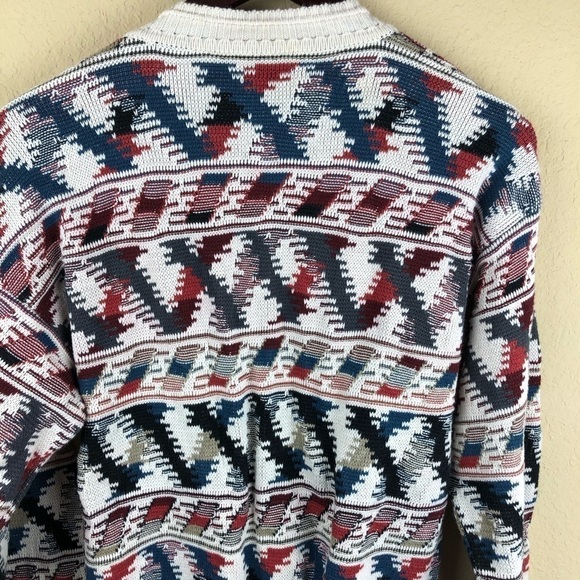 Tricots St Raphael Womens Cardigan, Cream Blue XL - Picture 7 of 8